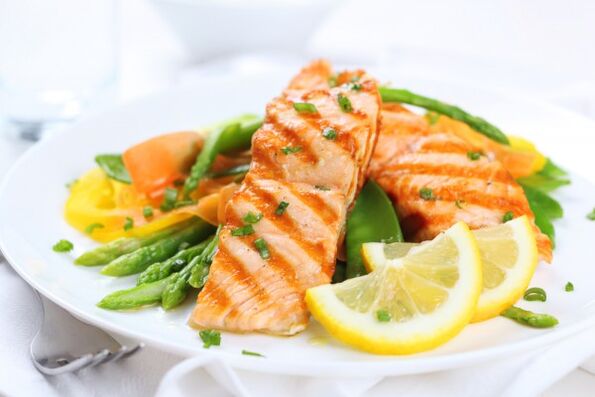 Pesce al forno - piatto dietetico